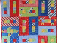 2015 06 Jelly Roll Playmat - Charity quilt